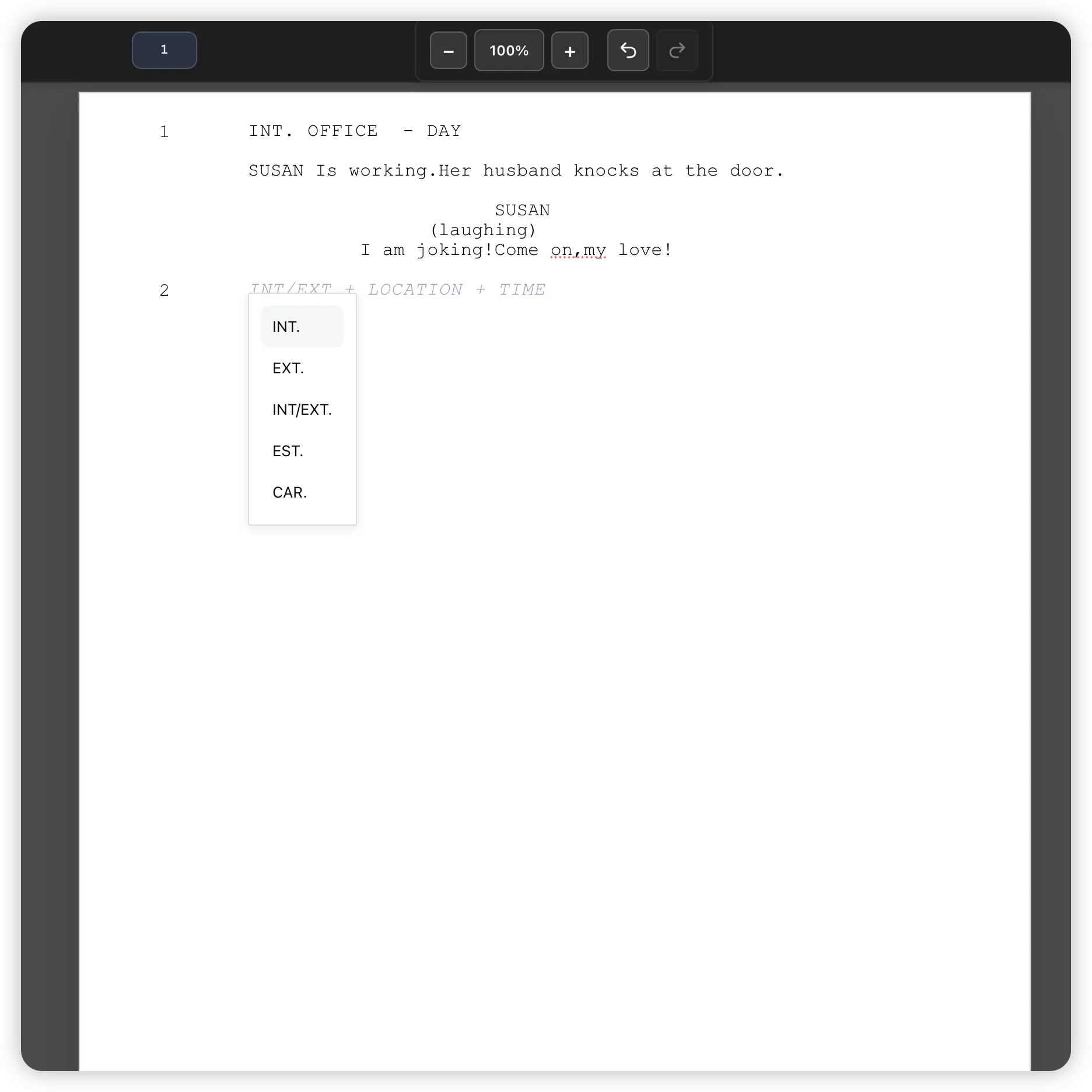 SIGFATI script editor